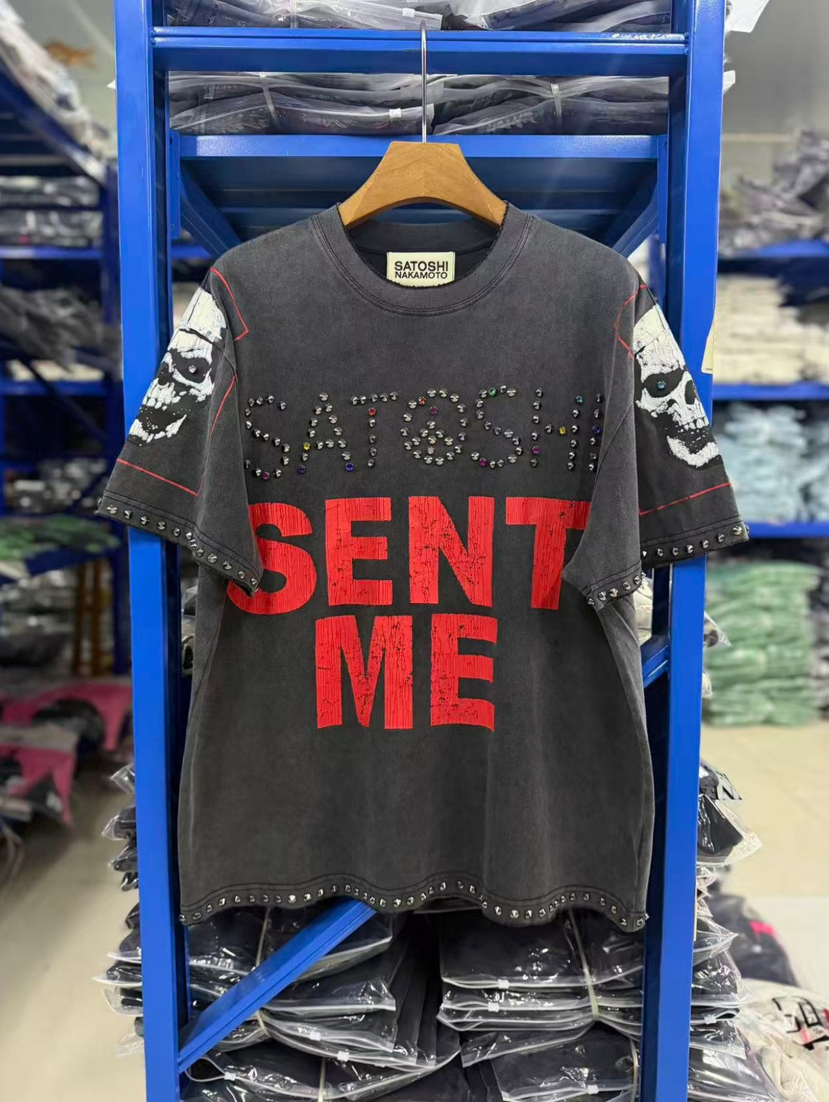 Satoshi Nakamoto t shirt High-quality heavyweight streetwear with a vintage, distressed aesthetic.