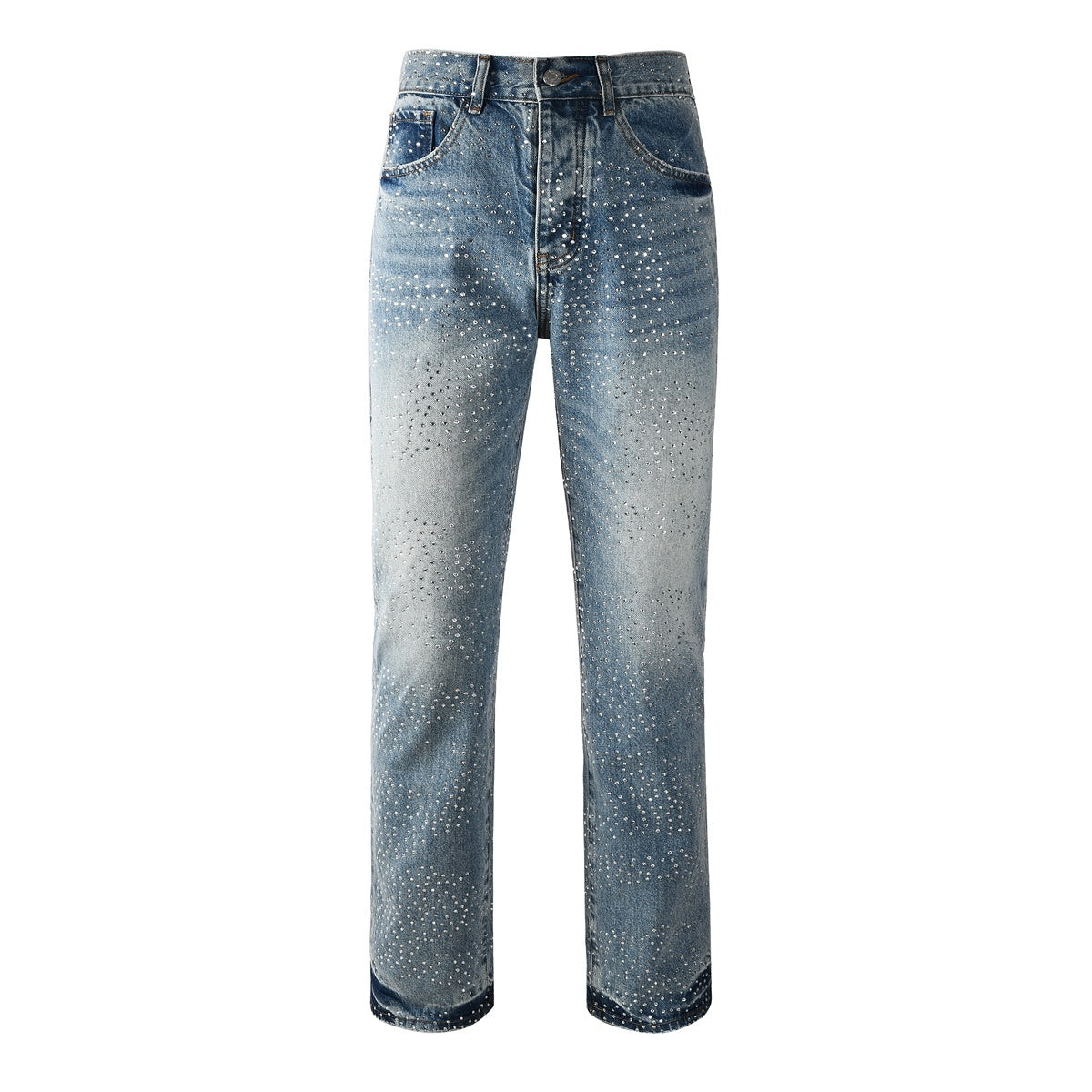 purple brand jeans Rhinestones #9137