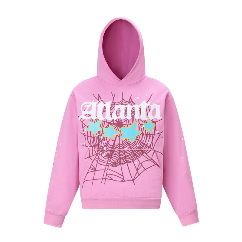 Spiderweb hoodie High-quality pure cotton for autumn and winter