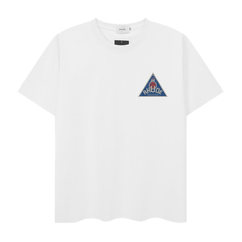 RHUDE T Shirts Vintage Pyramid Skull Graphic