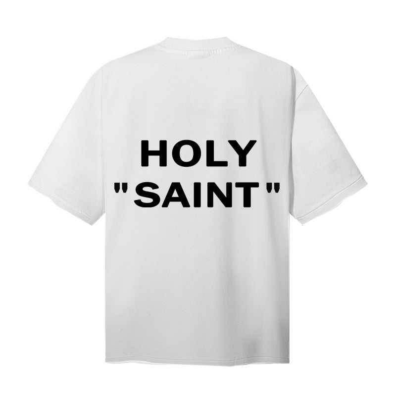 Saint Michael T Shirts Monochrome Jesus "pure" Vintage Oversized Tee Design