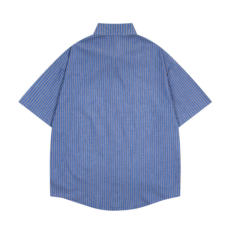 Unisex vintage T-shirt Polo shirt with a stand-up collar