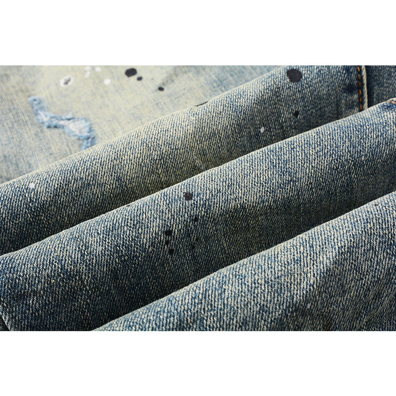 purple brand jeans Pure Cotton High Street Trend