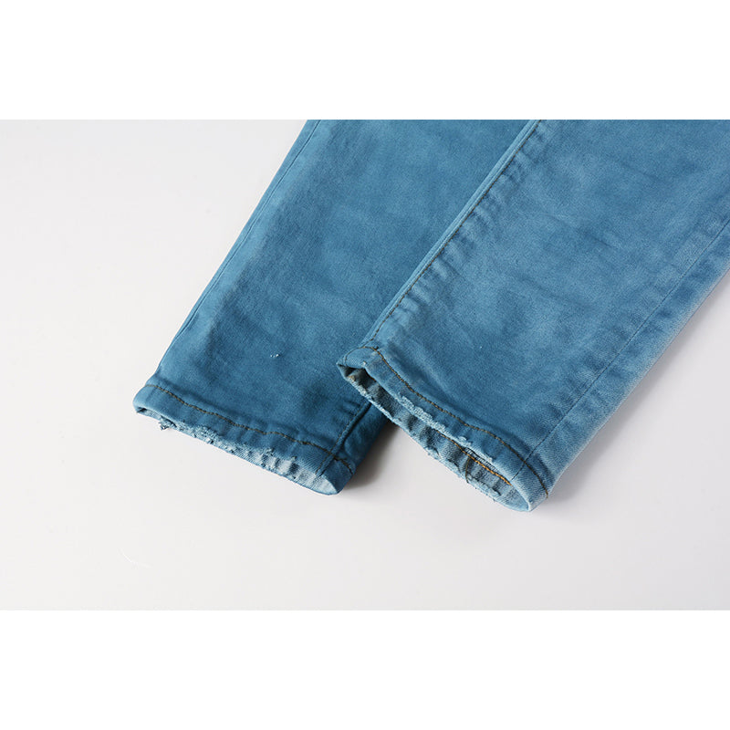 purple brand jeans Pure Cotton High Street Trend