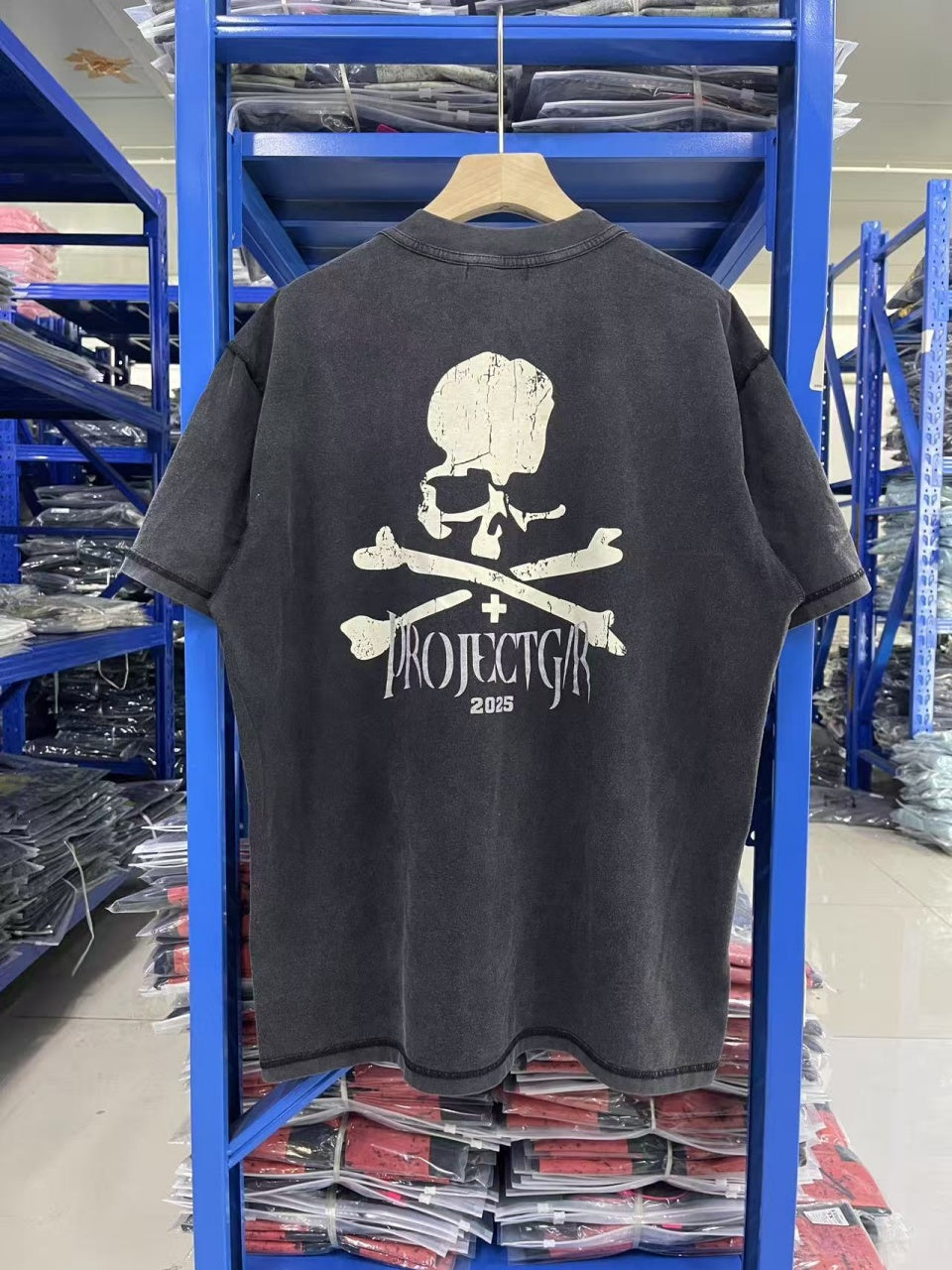 Vintage style washed summer wear T shirt