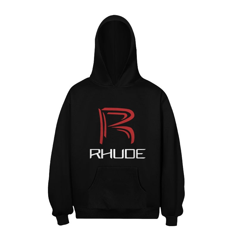 RHUDE Hoodie Simple Monogram Letter Design