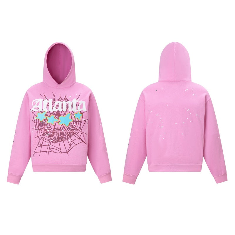 Spiderweb hoodie High-quality pure cotton for autumn and winter