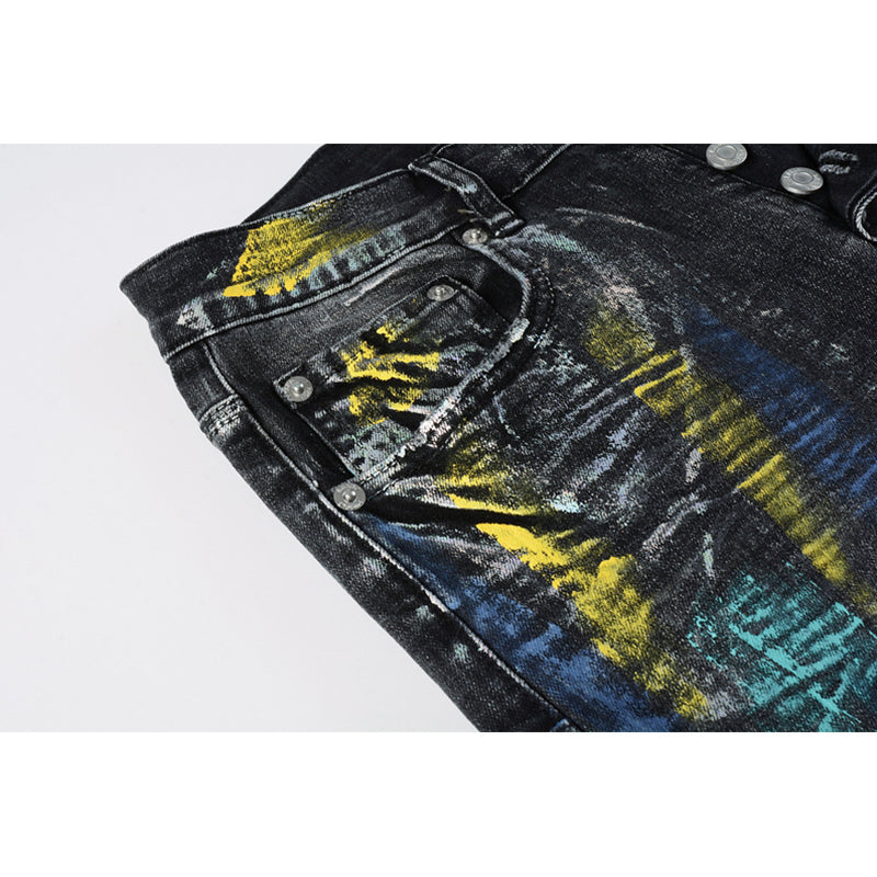 purple brand jeans Pure Cotton High Street Trend