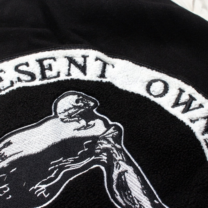 American-style baseball jacket Powered by Represent – Club Logo Embroidery (Vibe Style)