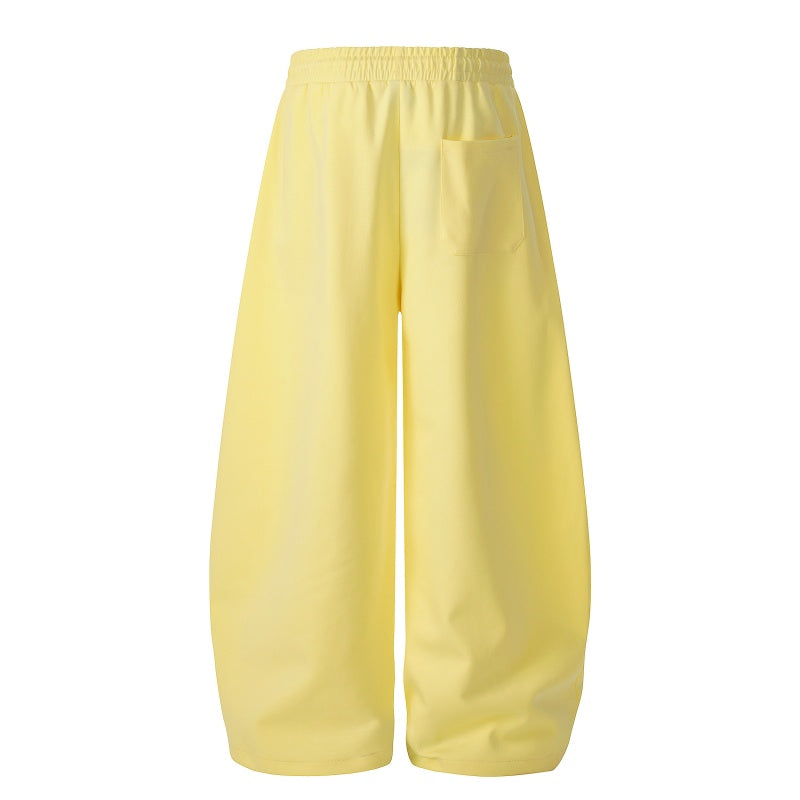 American-style streetwear harem pants Soft Candy Color Wide Balloon Pants