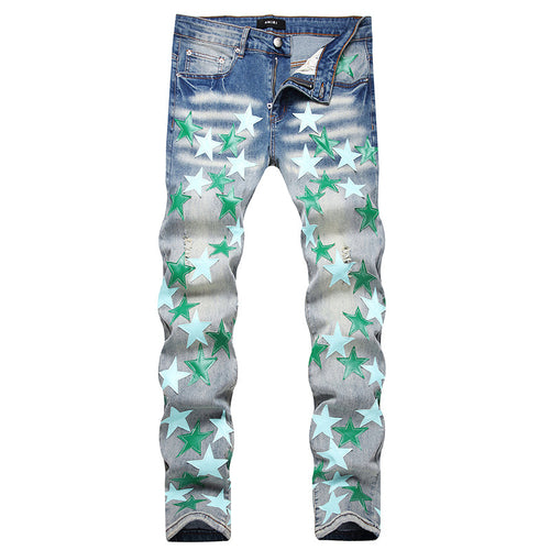 AMIRI Jeans High-quality distressed pure cotton