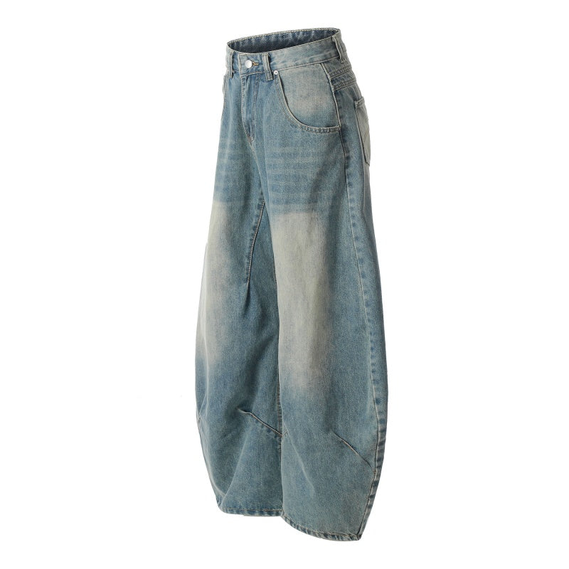 American-style streetwear harem pants Baggy Curved Silhouette Streetwear Trousers
