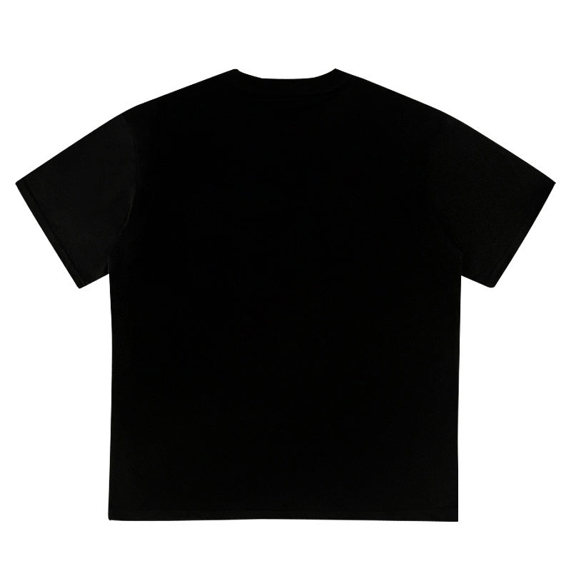 ERD T Shirts Vintage Grainy Figure Gothic Street Casual Top