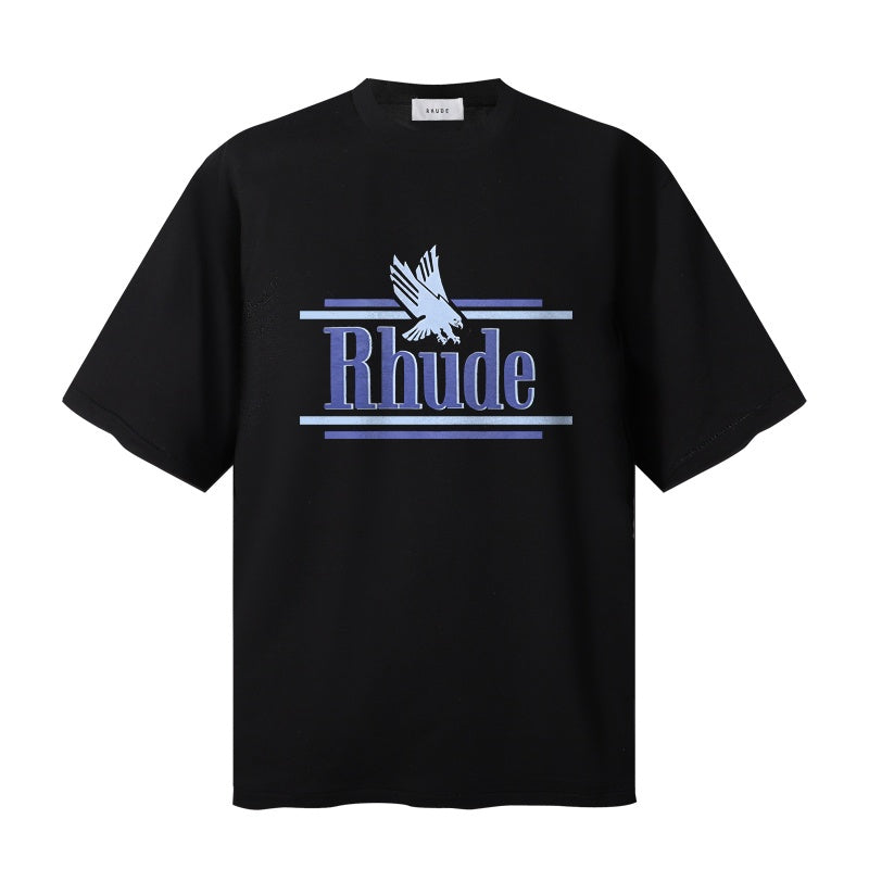 RHUDE T Shirts Sporty Bird Silhouette Motif