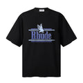 RHUDE T Shirts Sporty Bird Silhouette Motif
