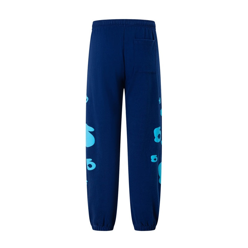 Spiderweb sweatpants High-quality pure cotton for autumn and winter Camouflage