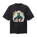 Saint Michael T Shirts  Washed Black Vintage The Beach Boys Pasture Horse Cloud Retro Band Graphic