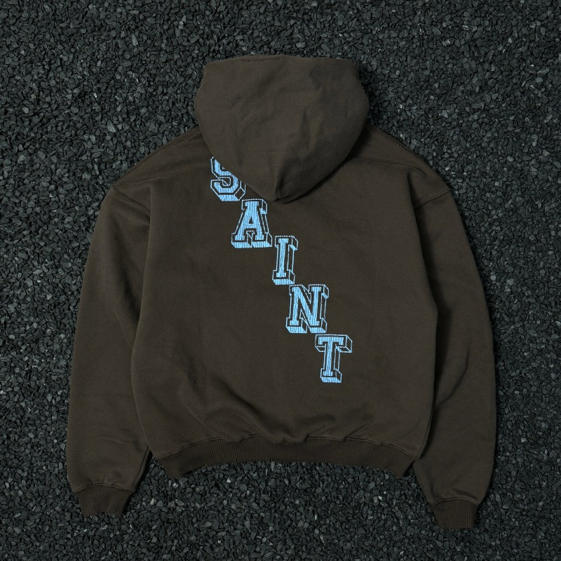 Unisex Vintage Hoodie"Little Angel Exclusive" – Vintage American-style hooded sweatshirt featuring a washed, distressed finish, handcrafted distressing details, a brushed texture, and a fleece-lined interior.