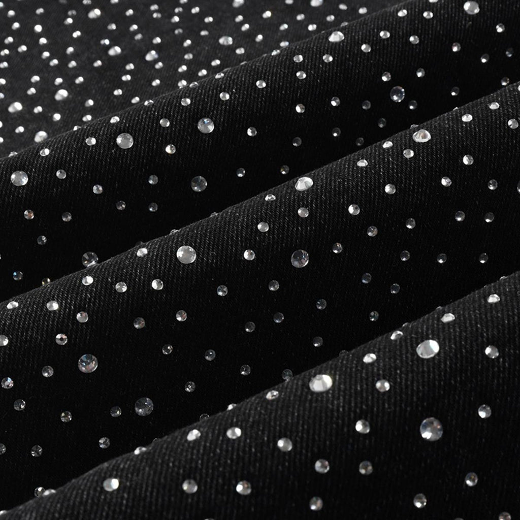 purple brand jeans Rhinestones #9128