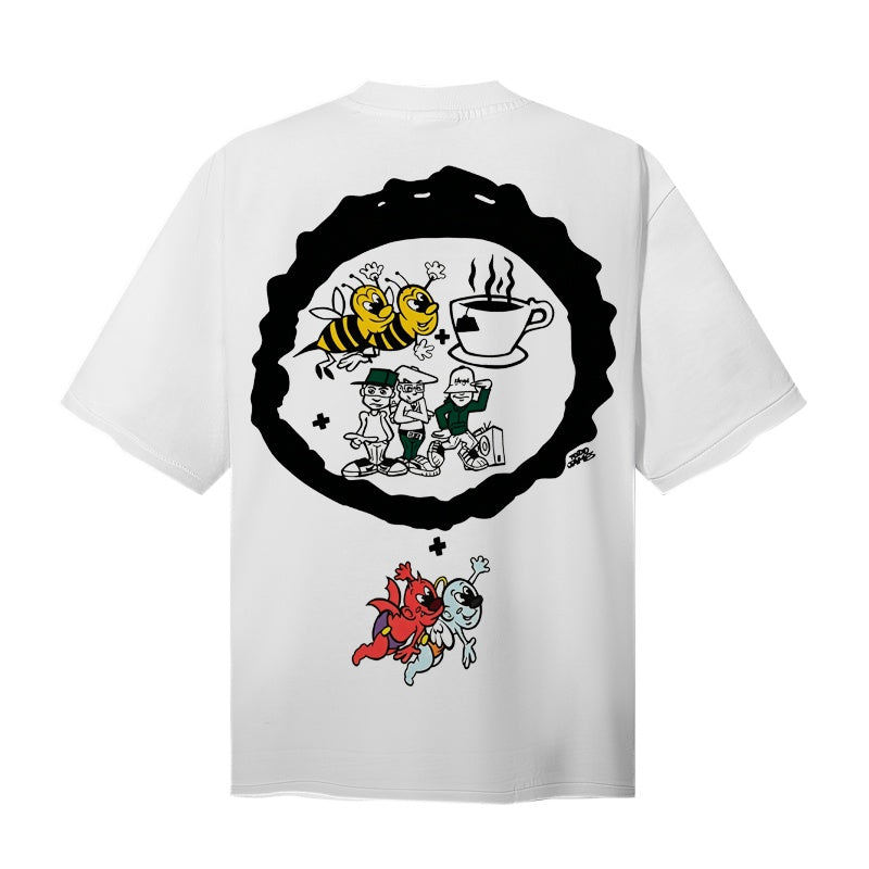 Saint Michael T Shirts Old School Beastie Boys Group Photo Streetwear Artwork