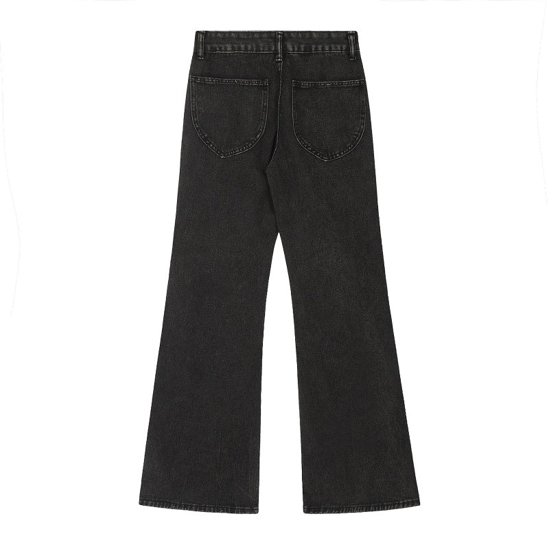 American-style streetwear harem pants Y2K Grunge Cargo Pocket Flared Jeans