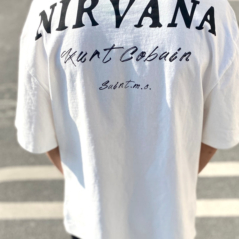 Unisex Vintage T Shirts White Ink Direct-to-Garment Printing – High-Street Retro Style