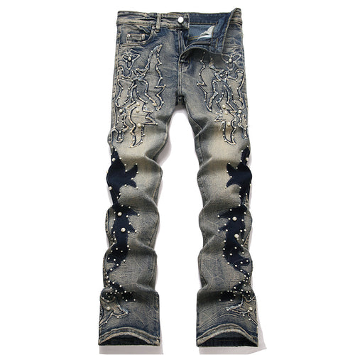 AMIRI Jeans High-quality distressed pure cotton