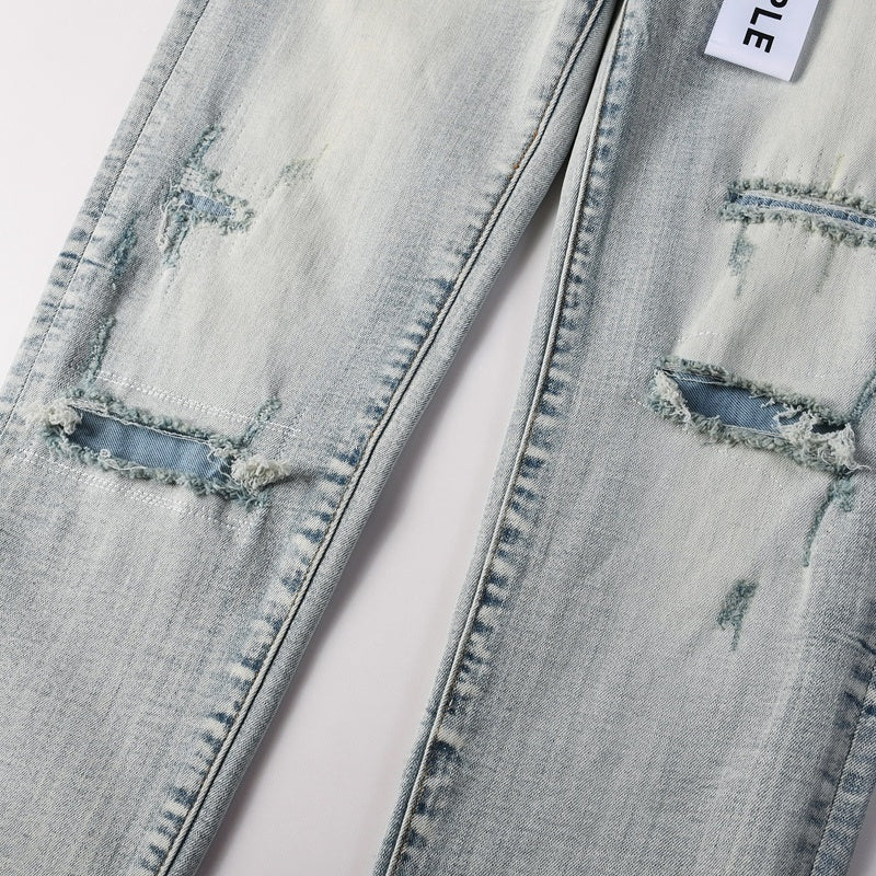Purple brand Jeans High-quality pure cotton streetwear trousers line