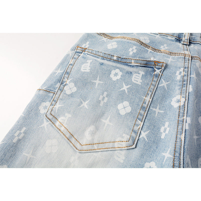 purple brand jeans Pure Cotton High Street Trend