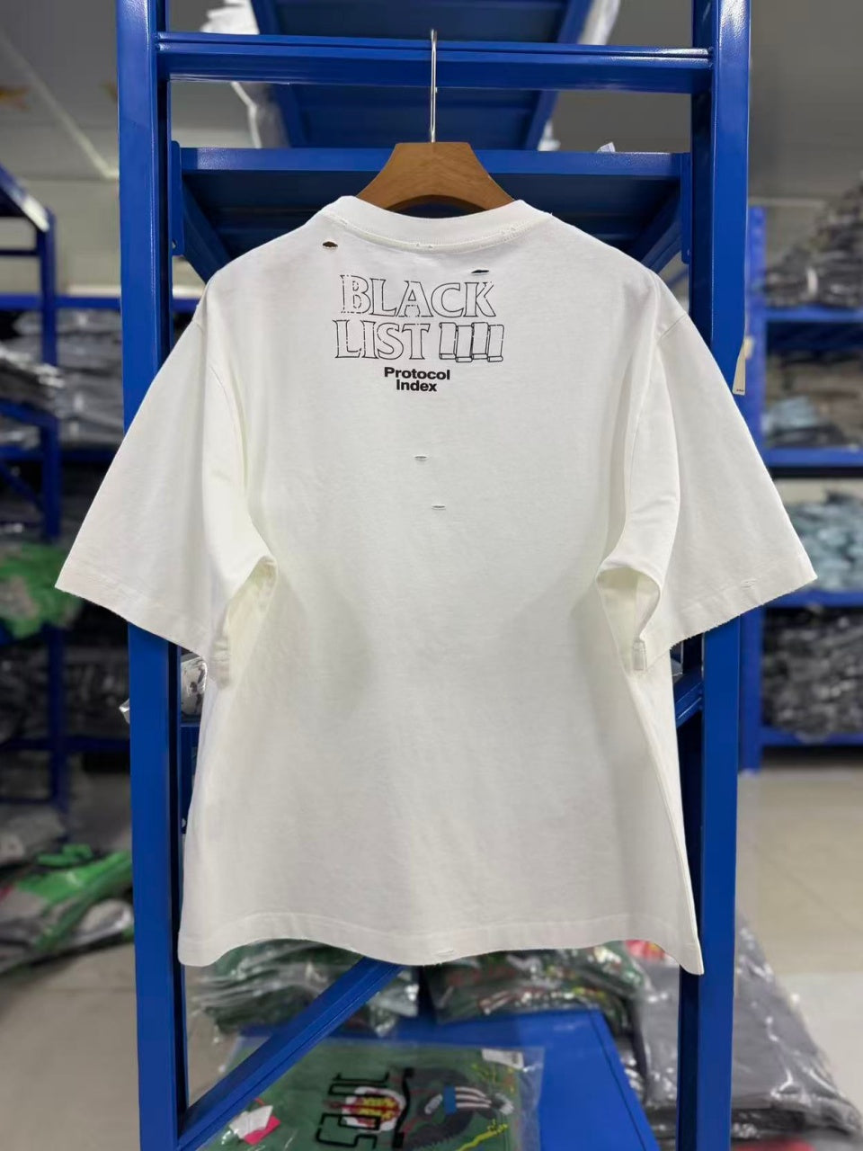 Vintage style washed summer wear T shirt Dual blades