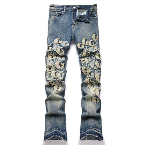 AMIRI Jeans High-quality distressed pure cotton