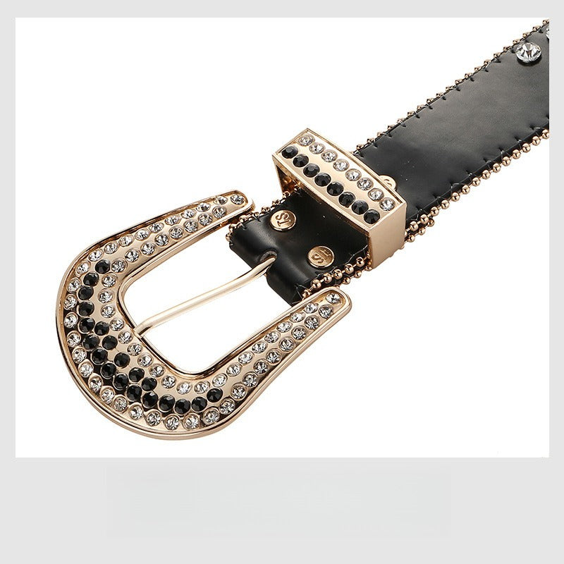 Hip-Hop Punk Rhinestone Belt
