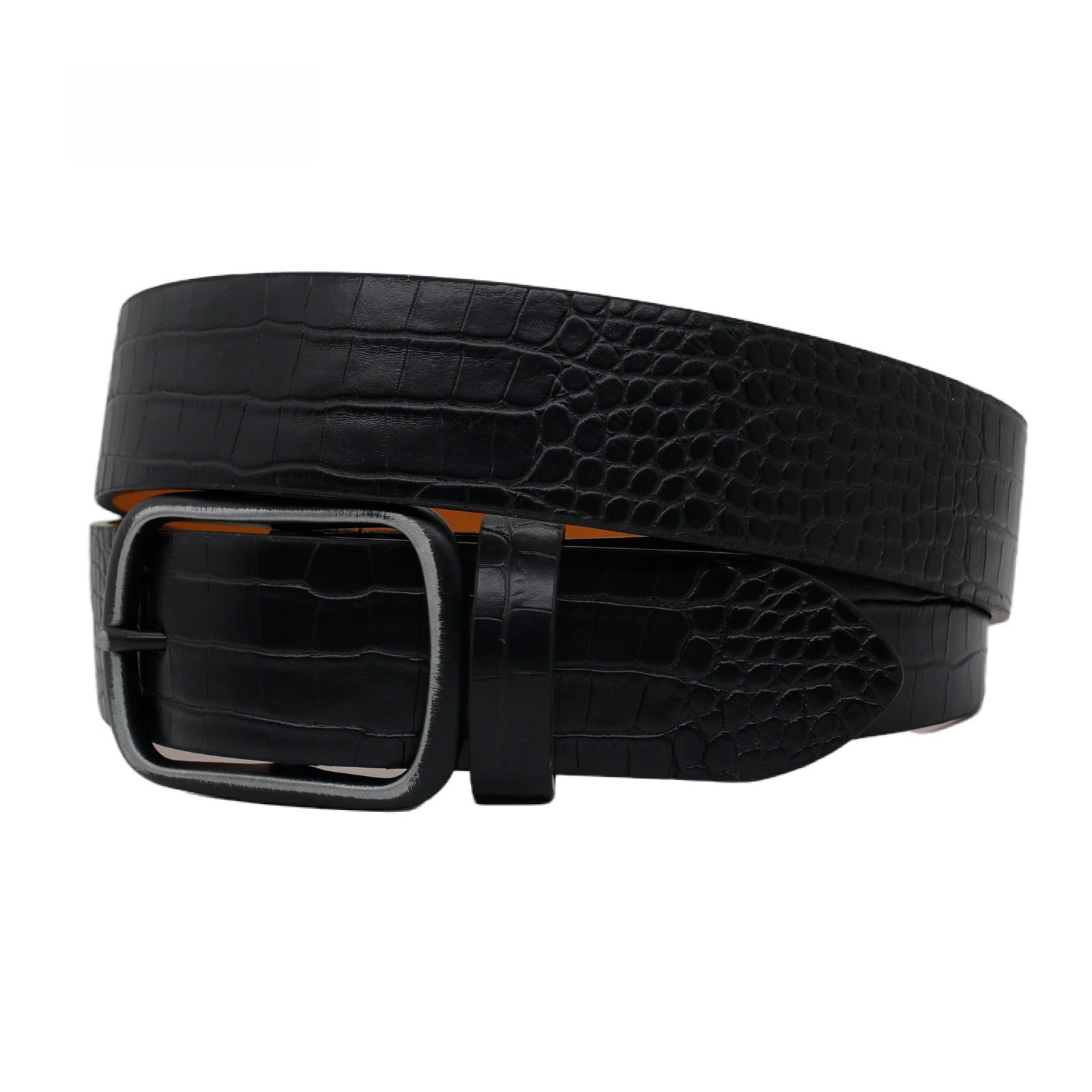 Hip-hop punk rhinestone belt animal print