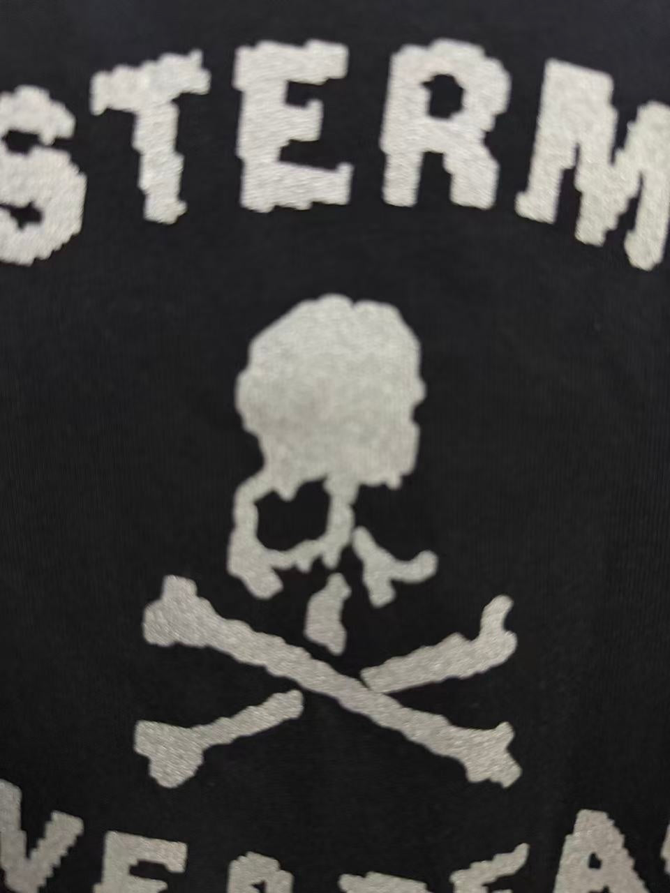 Vintage style washed summer wear T shirt Skull