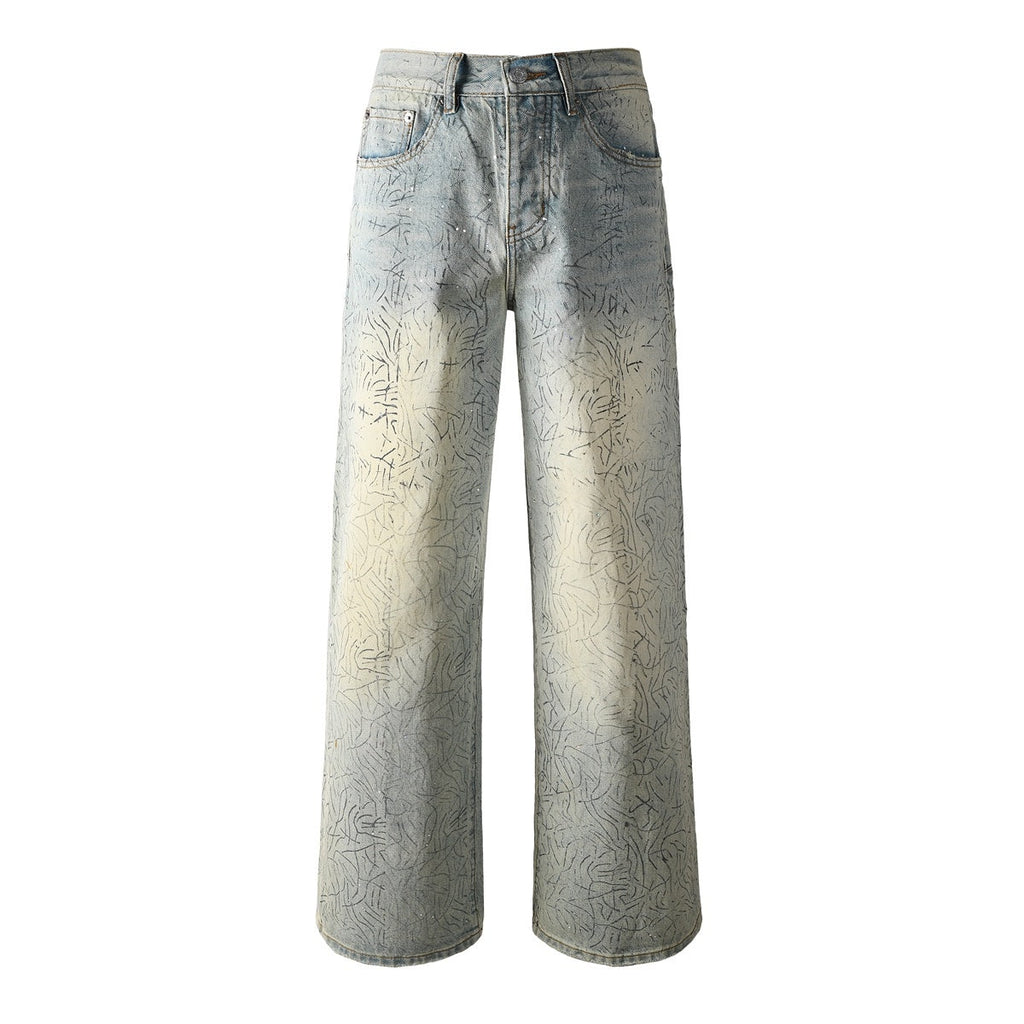 purple brand jeans Rhinestones #107