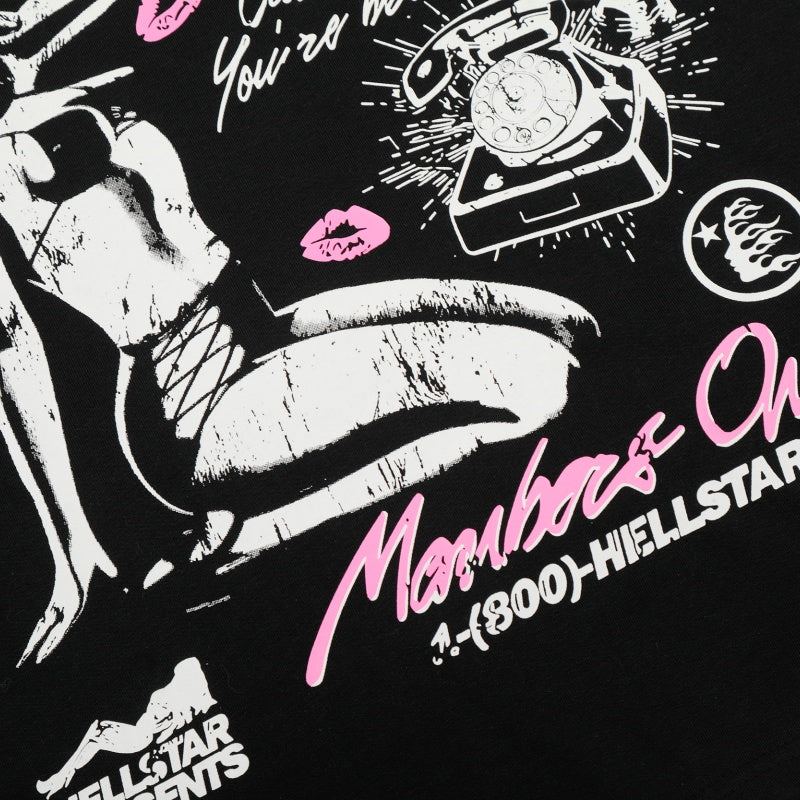 Vintage-style American T-shirt  Distressed Punk Front Back Graphic