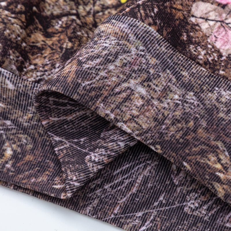 Spiderweb hoodie High-quality pure cotton for autumn and winter Camouflage