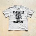 Unisex Vintage T Shirts CHOOOSELF 26SS "NO FUTURE IS NOW" Limited Edition – A tribute to the Sex Pistols. Heavyweight, washed, distressed, and destroyed street-style T-shirt featuring a boxy, cropped punk aesthetic.