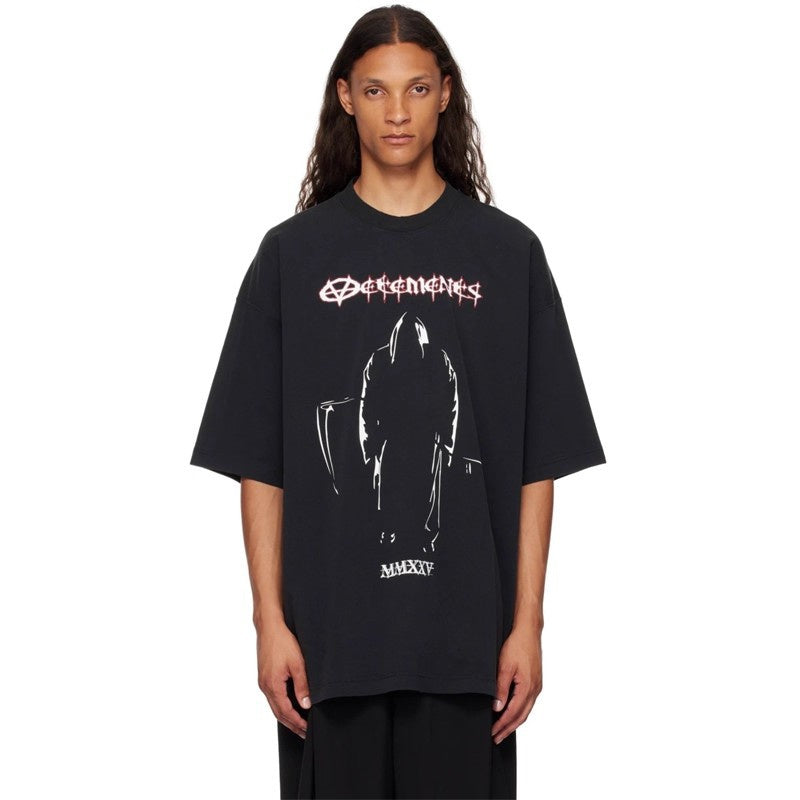 Mens T-shirt Vintage American-style Durant's VTM Death Scythe Print