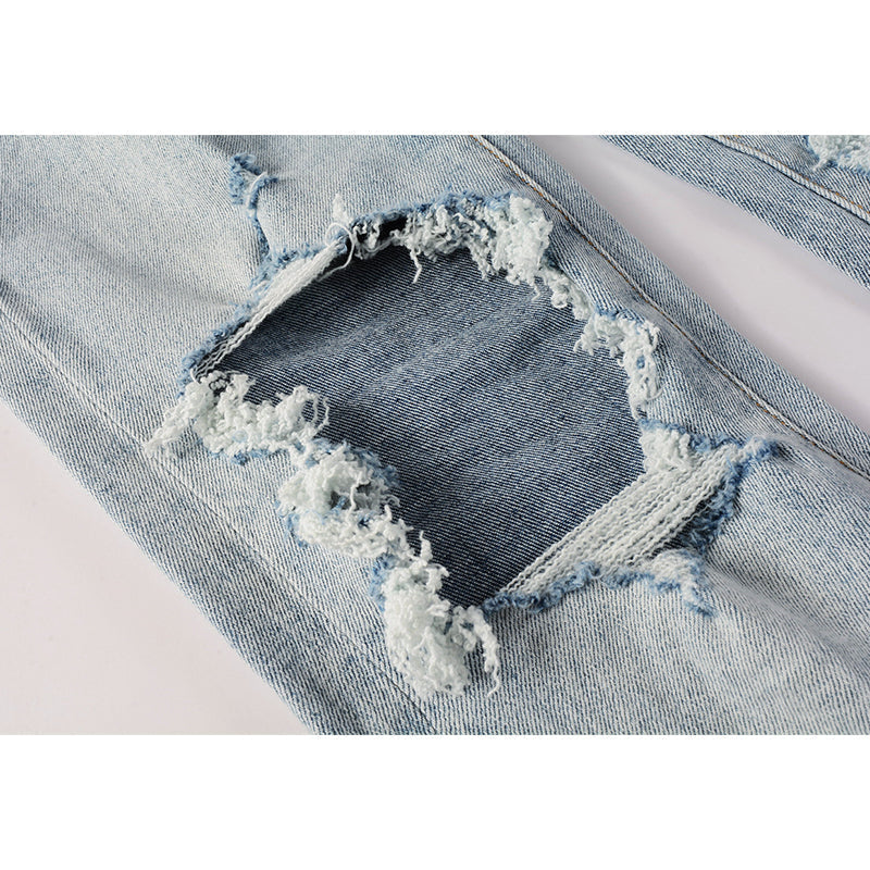 purple brand jeans Pure Cotton High Street Trend