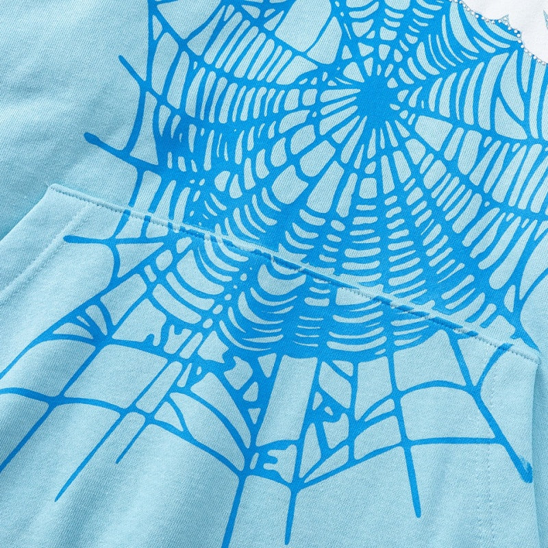 Spiderweb hoodie High-quality pure cotton for autumn and winter