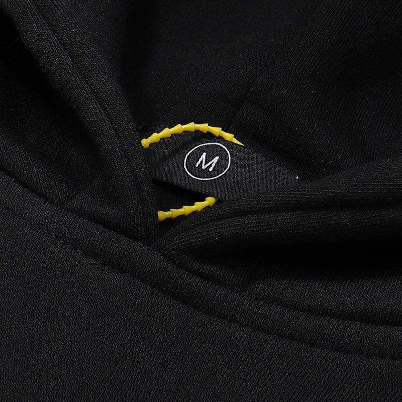 RHUDE Hoodie Vintage Biker‑Style