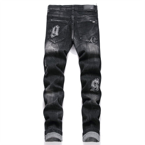 AMIRI Jeans High-quality distressed pure cotton