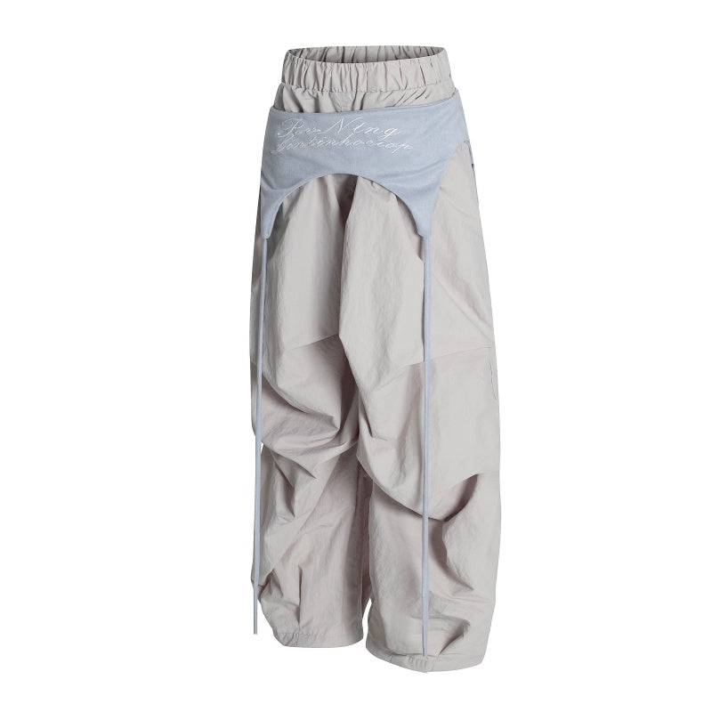 American-style streetwear harem pants Lightweight Baggy Streetwear Trousers