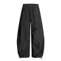 American-style streetwear harem pants Lightweight Ruched Baggy Streetwear Bottoms