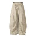 American-style streetwear harem pants Textured Crinkle Parachute Barrel Trousers