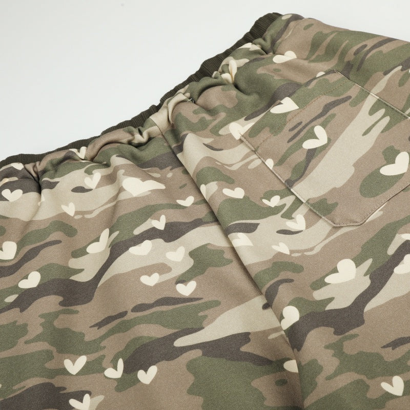 American-style streetwear harem pants Camo Patch Barrel Cargo Trousers