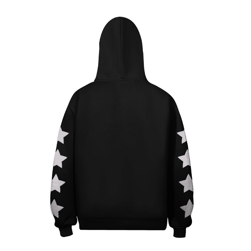 RHUDE Hoodie Retro College Eagle Star Motif