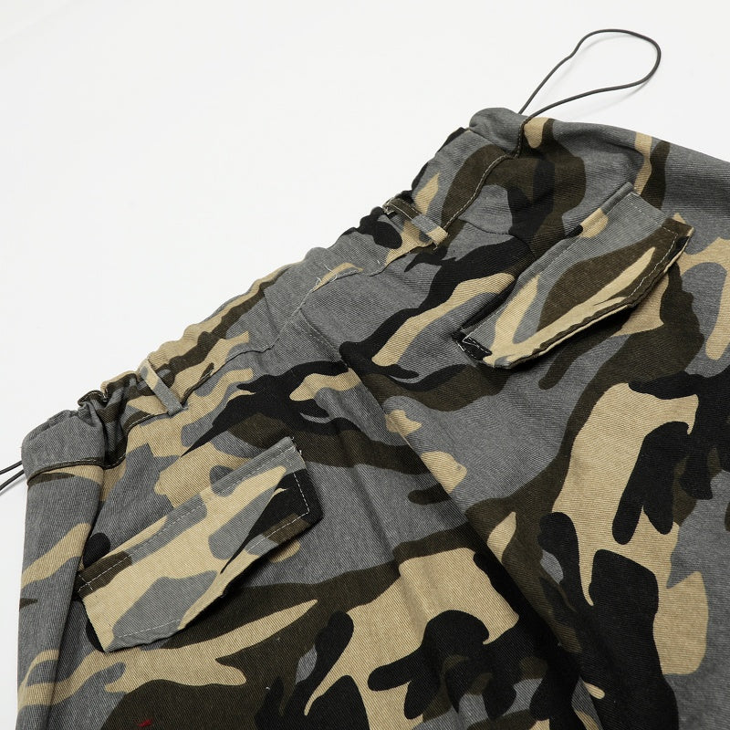 American-style streetwear harem pants Camouflage Baggy Streetwear Bottoms