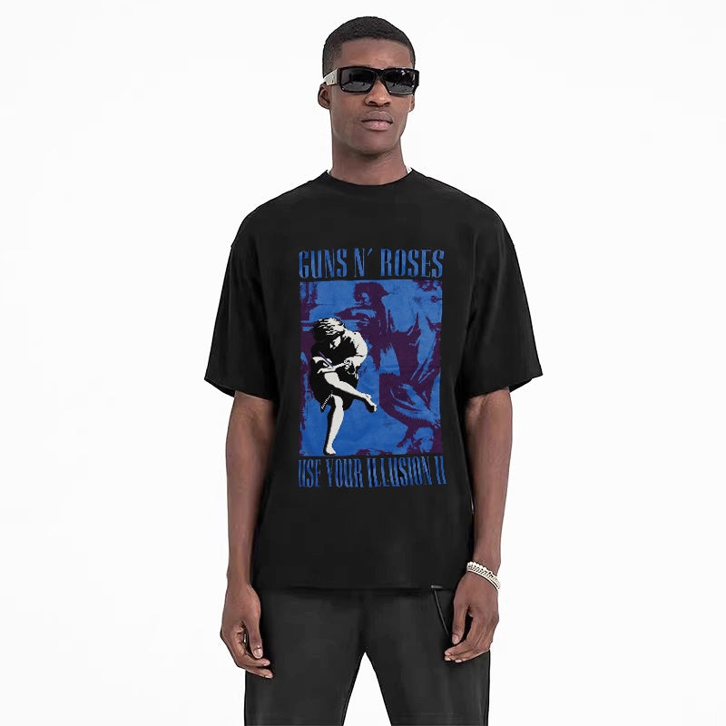 Mens T-shirt Guns N' Roses album cover print